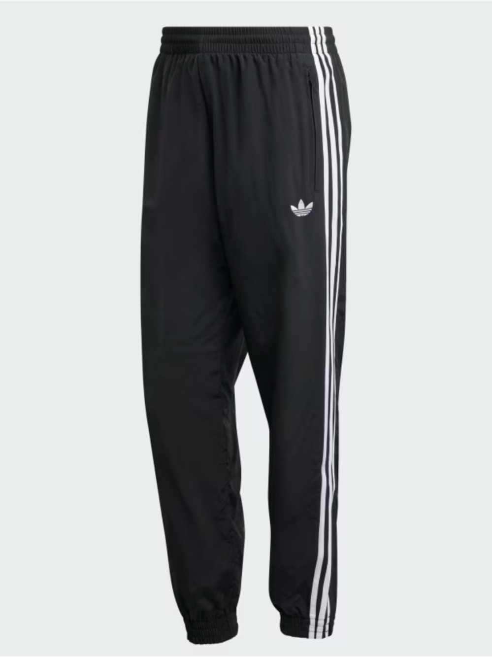 🆕NWT - Adidas Men’s Black Track Pants with White Stripes